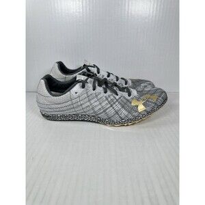 Size 10 Under Armour UA HOVR Shakedown Track Spikes Mens Gray 3022515-105 NEW